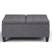 Harrison - Upholstered Coffee Table Storage Ottoman