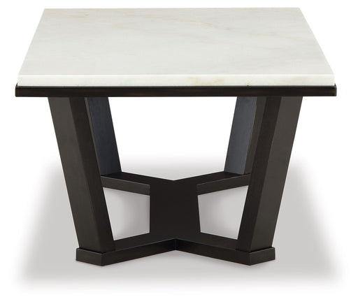 Fostead - White / Espresso - Rectangular Cocktail Table Sacramento Furniture Store Furniture store in Sacramento