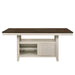 Tasnim - Counter Dining Table - Oak & Antique White