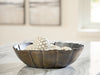 Aidman - Bowl - Black / Antique Gold Finish