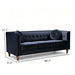 Chesterfield Sofa With Square Arms For Living Room