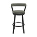 Kobe - Swivel Bar Stool - Black Finish