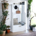 Buck II - Hall Tree - White High Gloss