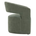 Libni - Arm Chair With Casters - Green Linen