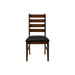 Dining Chair, Dining Room, Side, Upholstered, Transitional (Set of 2) - Brown