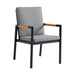 Royal - Aluminum And Teak Outdoor Dining Chair (Set of 2)