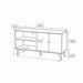 Amidon - TV Stand, With 2 Storage Shelves And 1 Cabinet