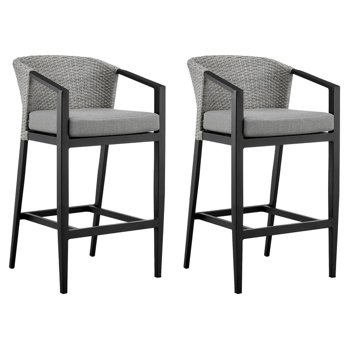 Palma - Outdoor Patio Counter Height Bar Stool Set