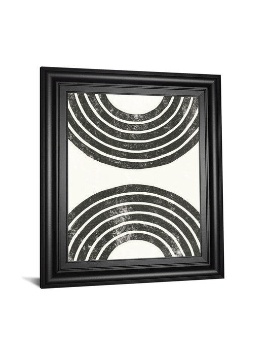 Over The Rainbow BW I By Moira Hershey - Framed Print Wall Art - White