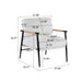 Modern Accent Chair With Cushions, Cozy Seating