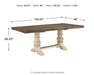 Bolanburg - Extension Dining Table - Brown / Beige