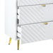 Gaines - 55" Dresser - White High Gloss