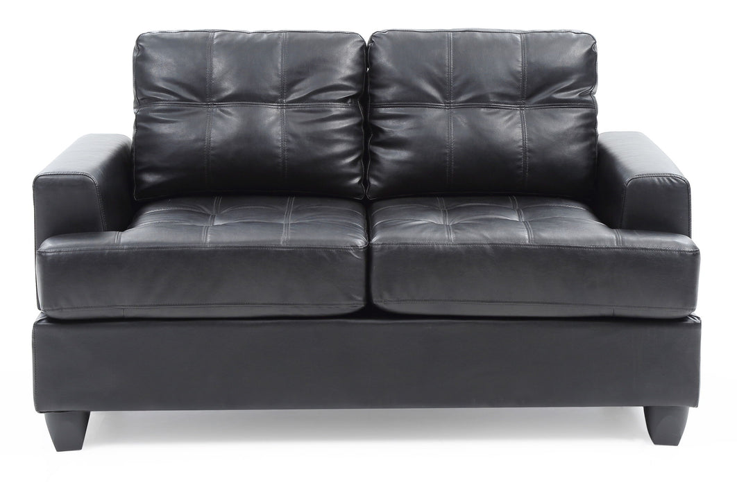 Stylish Transitional Loveseat For Two