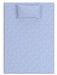 Ikidz Ocean - Mattress Twin size And Pillow Set of 2 - Blue