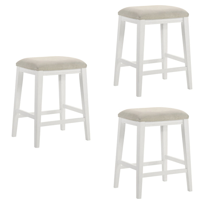 Jane - Contemporary Transitional Wood Counter Height Kitchen Bar Stool