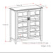 Burlington - Medium Storage Cabinet - Mahogany Brown