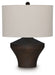 Dolanham - Metal Table Lamp - Distressed Brown