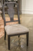 Wickenger - Dining Upholstered Side Chair (Set of 2) - Light Gray / Dark Brown