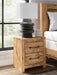 Maystonna - Two Drawer Night Stand - Brown