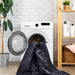 Maval - 3' X 5' Washable Area Rug - Black / Gray