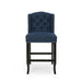 Vienna - Fabric Tufted Counter Stool With Nailhead Accents (Set of 2)