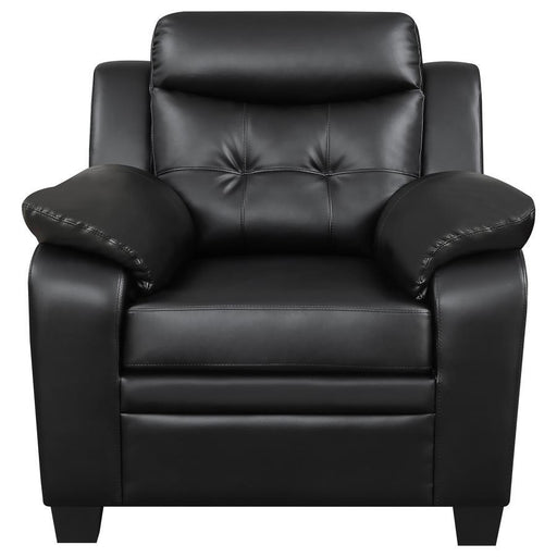 Finley - Tufted Upholstered Chair - Black Sacramento Furniture Store Furniture store in Sacramento