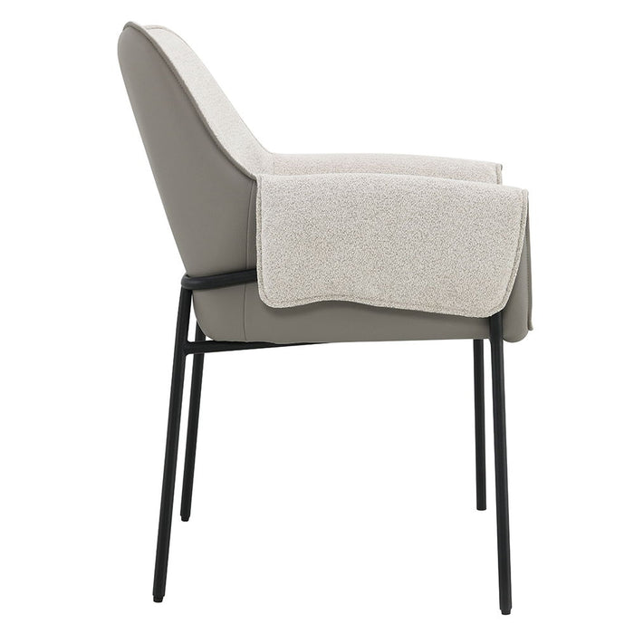 Jirina - Arm Chair Set of 2) - Beige Chenille