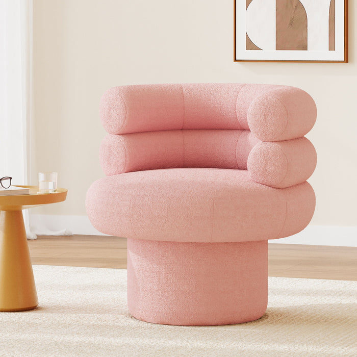 Round Swivel Accent Chair For Living Room