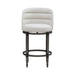 Eunice - Faux Leather Upholstered Swivel Counter Height Barstool