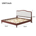 Platform Bed With Upholstered Headboard