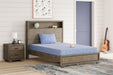 Ikidz Ocean - Mattress Twin size And Pillow Set of 2 - Blue