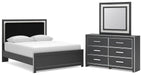 Zuraleus - Upholstered Panel Platform Bedroom Set