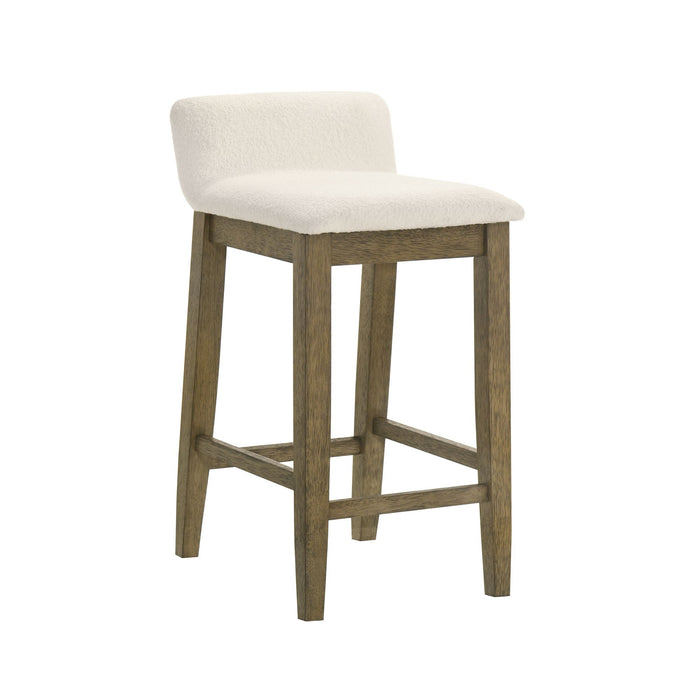 Annikah - Modern Transitional Wood Counter Height Kitchen Bar Stool