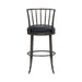 Vince - Commercial Grade Steel Frame Faux Leather Upholstered Swivel Bar Height Barstool