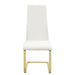Montclair - Side Chairs (Set of 4) - White And Rustic Brass Sacramento Furniture Store Furniture store in Sacramento