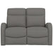 Manual Reclining Loveseat With Dual Seating Support For Living Room
