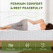 Snooze Mattress Company Crest - 8" Tight Top Medium Firm Independently Encased Pocket Coil Mattress