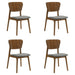 Kalia - Dining Chair With Walnut Frame