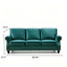 3 Seater Sofa With Nailhead Trim And Turned Legs For Living Room