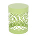 Outdoor Metal Large End Table, Modern Design