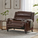 Tufted Design Wide Manual Recliner Chair