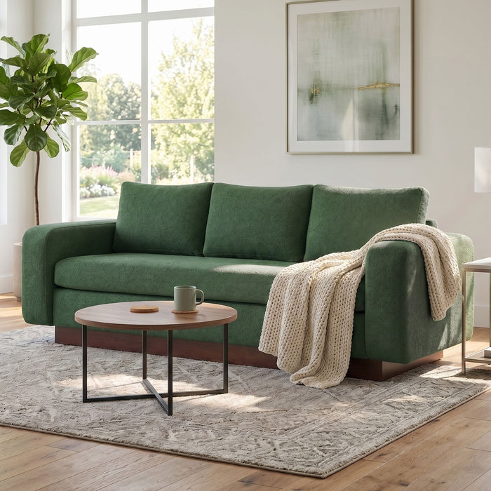 Modern 3 Seater Sofa, Living Room Couch