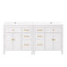 2 Piece Freestanding Bathroom Vanity Set With Sink Top, Reversible Dual Layout