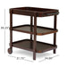 Home Selleck - Bar Cart - Mahogany