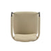Modern Dining Chair (Set of 2) With Iron Frame - Espresso / Khaki