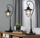 Landen - Contemporary Task Lamp (Set of 2) - Oil Rubbed Bronze / Clear