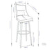 Dallyn - Swivel Bar Stool (Set of 2) - Cream