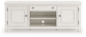Robbinsdale - Extra Large TV Stand - Antique White