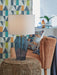 Tallow - Glass Table Lamp - Blue