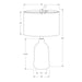 Lighting, Table Lamp, Concrete, Contemporary